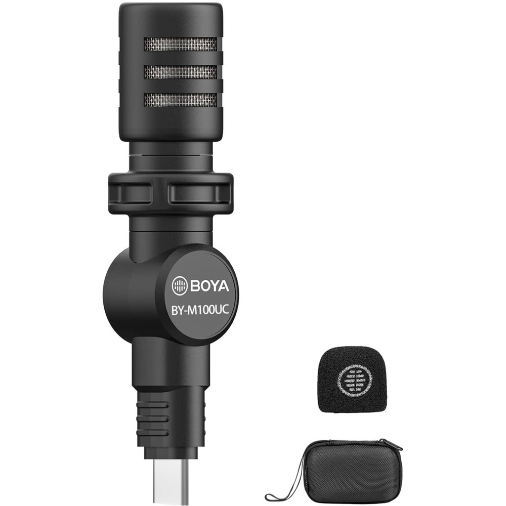 Mini USB C Microphone Plug&Play Lapel Mic Type-C Android Laptop OSM Action2/3